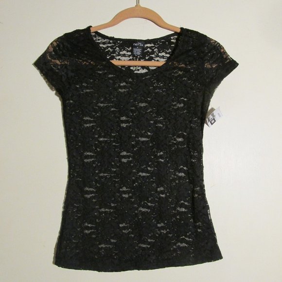 Rue21 Junior Lace Tee Top - Picture 1 of 7